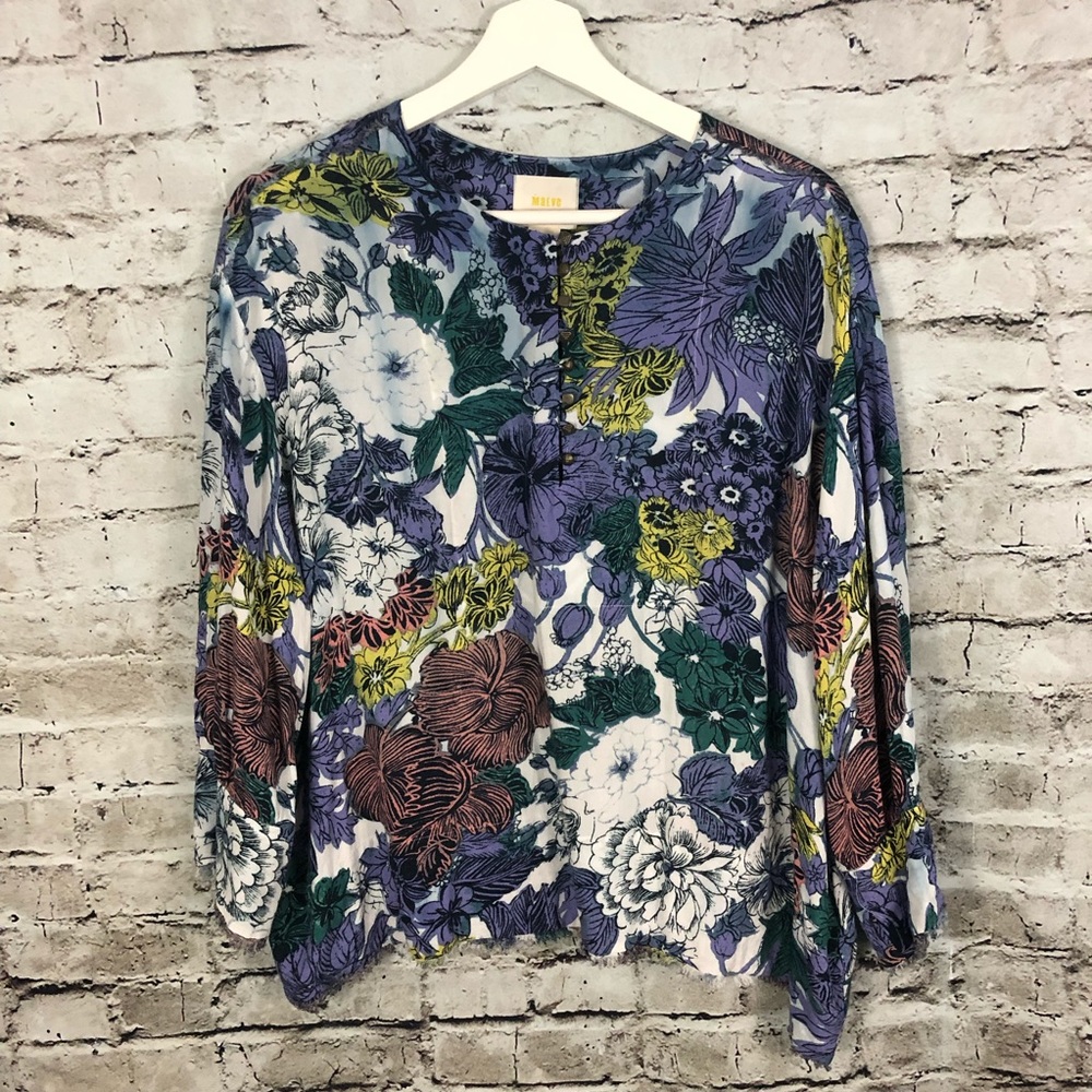 Anthropologie Maeve Floral Top